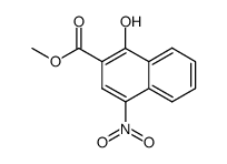 1-hydroxy-4-nitro-[2]naphthoic acid methyl ester Structure