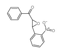 Methanone, (3-(2-nitrophenyl)oxiranyl)phenyl- (9CI) Structure