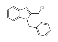1-BENZYL-2-(CHLOROMETHYL)-1H-BENZO[D]IMIDAZOLE structure