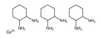 cobalt(3+),cyclohexane-1,2-diamine结构式