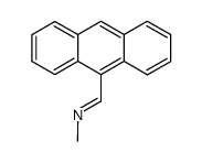 N-(9-anthrylmethylidene)methylamine Structure