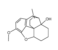 (4R,4aS,7aS,12bS)-9-methoxy-3-methyl-1,2,4,5,6,7,7a,13-octahydro-4,12-methanobenzofuro[3,2-e]isoquinoline-4a-ol结构式