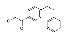 2-chloro-1-[4-(2-phenylethyl)phenyl]ethan-1-one结构式