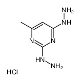 [(4-hydrazinyl-6-methylpyrimidin-2-yl)amino]azanium,chloride Structure