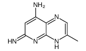 (9CI)-3-甲基吡啶并[2,3-b]吡嗪-6,8-二胺结构式