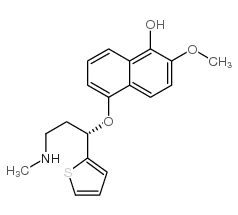 5-hydroxy-6-methoxy (S)-Duloxetine Structure