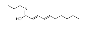 N-(2-methylpropyl)undeca-2,4-dienamide结构式