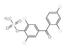 (3,5-dichloro-4-methylsulfonyloxy-phenyl)-(2,4-dichlorophenyl)methanone picture