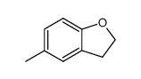 2,3-Dihydro-5-methylbenzofuran Structure