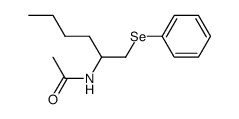 N-(1-(phenylselanyl)hexan-2-yl)acetamide结构式