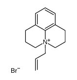 4-allyl-2,3,4,5,6,7-hexahydro-1H-pyrido[3,2,1-ij]quinolin-4-ium bromide Structure