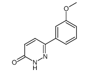 6-(3-Methoxyphenyl)pyridazin-3(2H)-one structure