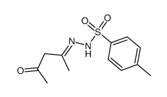 acetylacetone-monotosylhydrazone Structure