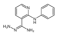 N'-amino-2-anilinopyridine-3-carboximidamide Structure