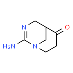 1,3-Diazabicyclo[3.3.1]non-2-en-6-one, 2-amino- (9CI)结构式
