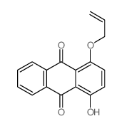 4-hydroxy-1-prop-2-enoxy-anthracene-9,10-dione结构式