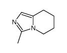 3-methyl-5,6,7,8-tetrahydroimidazo[1,5-a]pyridine结构式