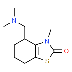 2(3H)-Benzothiazolone,4-[(dimethylamino)methyl]-4,5,6,7-tetrahydro-3-methyl-(9CI) Structure