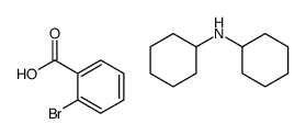 2-bromobenzoic acid,N-cyclohexylcyclohexanamine结构式
