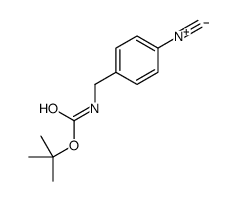 tert-butyl N-[(4-isocyanophenyl)methyl]carbamate Structure