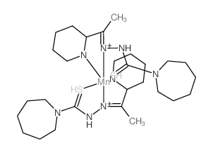 Manganese, bis[hexahydro-1H-azepine-1-carbothioic acid [1-(2-pyridinyl)ethylidene]hydrazidato]- picture