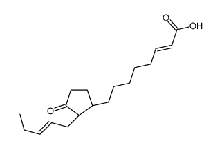 8-[(1S,2S)-3-oxo-2-pent-2-enylcyclopentyl]oct-2-enoic acid Structure