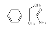 Benzeneacetamide, a-ethyl-a-methyl- structure