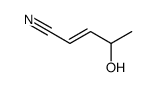 4-hydroxypent-2-enenitrile结构式