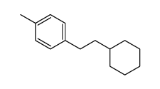 1-(2-cyclohexylethyl)-4-methylbenzene结构式