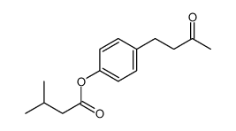 4-(3-oxobutyl)phenyl isovalerate Structure