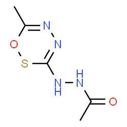 Acetic acid,2-(6-methyl-1,2,4,5-oxathiadiazin-3-yl)hydrazide picture