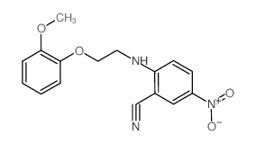 2-{[2-(2-Methoxyphenoxy)ethyl]amino}-5-nitrobenzonitrile图片