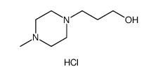 3-(4-Methylpiperazin-1-yl)propan-1-ol hydrochloride structure