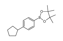 4-Cyclopentylphenylboronic acid pinacol ester structure