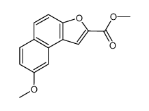 carbomethoxy-2 methoxy-8 naphto(2,1-b)furanne结构式