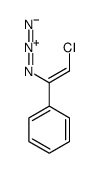 (1-azido-2-chloroethenyl)benzene Structure