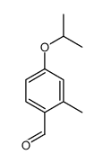 2-methyl-4-propan-2-yloxybenzaldehyde结构式