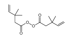 3,3-dimethylpent-4-enoyl 3,3-dimethylpent-4-eneperoxoate Structure