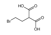 (2-bromo-ethyl)-malonic acid Structure