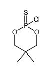 2-Chloro-5,5-dimethyl-1,3,2-dioxaphosphorinane 2-sulfide结构式