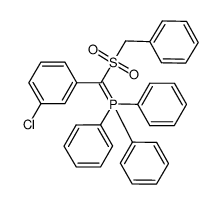 [(benzylsulfonyl)(3-chlorophenyl)methylene](triphenyl)phosphorane Structure