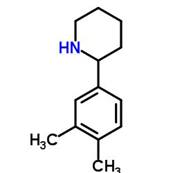 2-(3,4-Dimethylphenyl)piperidine结构式