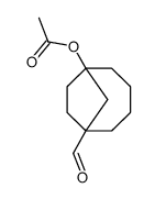 (1-formyl-6-bicyclo[4.2.1]nonanyl) acetate结构式