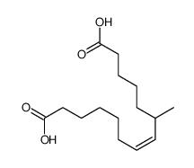 6-methyltetradec-7-enedioic acid结构式