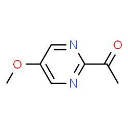 1-(5-甲氧基-2-嘧啶基)乙酮结构式