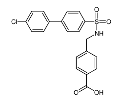 4-(4'-Chloro-4-biphenylylsulfonylaminomethyl)benzoic acid结构式