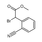 2-溴-2-(2-氰基苯基)-乙酸甲酯结构式