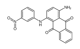 1-amino-4-(3-nitroanilino)anthracene-9,10-dione结构式