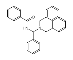 N-[(dibenzylamino)-phenyl-methyl]benzamide结构式