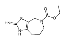 2-AMINO-4,6,7,8-TETRAHYDRO-5-(N-CARBETHOXY)THIAZOLO[5,4-D]AZEPINE structure
